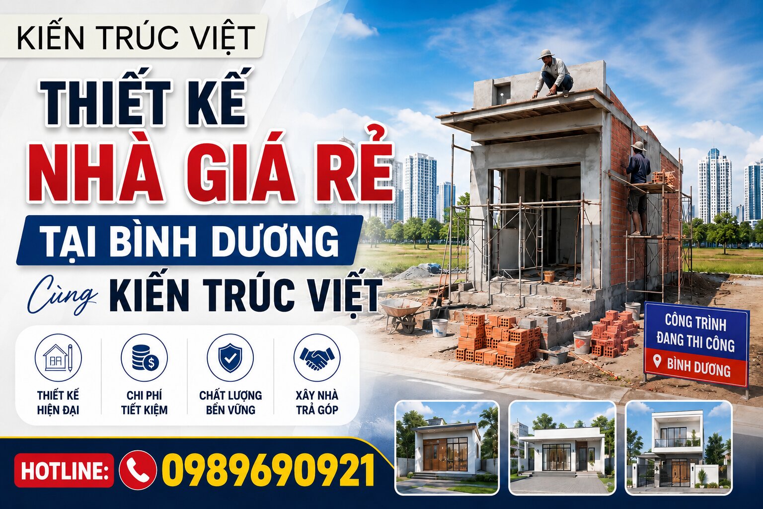 Thiết Kế Nhà Giá Rẻ Tại Bình Dương Cùng Kiến Trúc Việt