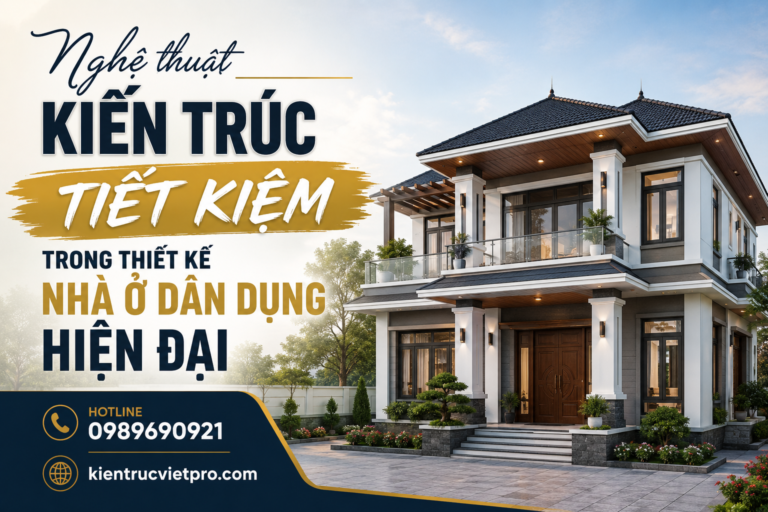 Mẫu biệt thự hai tầng phong cách hiện đại tối ưu chi phí thi công