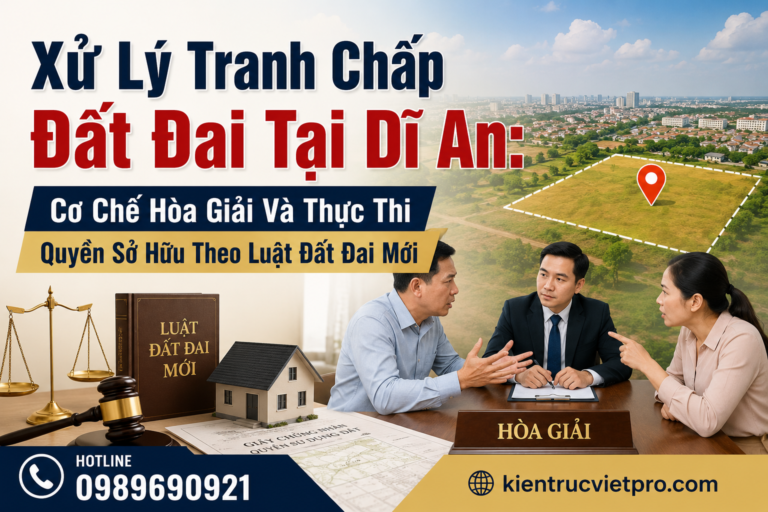 Tranh chấp đất đai Dĩ An và quy trình hòa giải