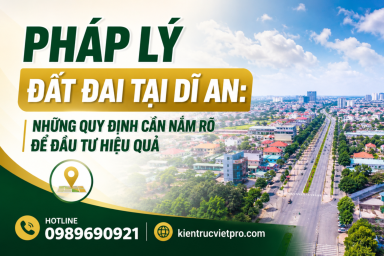 Quy định pháp lý đất đai Dĩ An rõ ràng và chi tiết