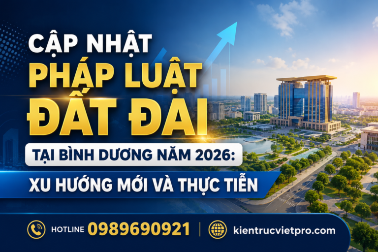 Cập nhật thay đổi pháp luật đất đai tỉnh Bình Dương năm 2026 mới nhất