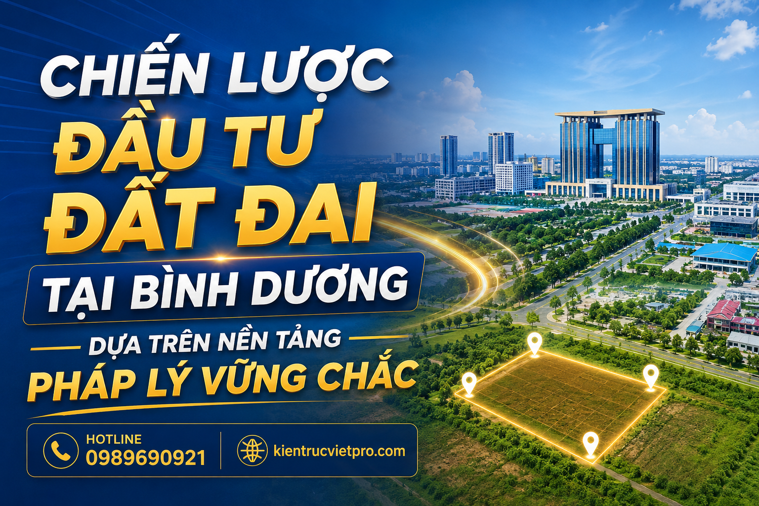 Chiến lược đầu tư đất đai tại Bình Dương dựa trên pháp lý vững chắc và quy hoạch hạ tầng đồng bộ