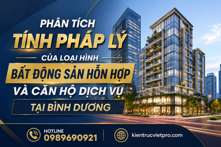 Pháp lý bất động sản hỗn hợp và căn hộ dịch vụ tiềm năng tại Bình Dương
