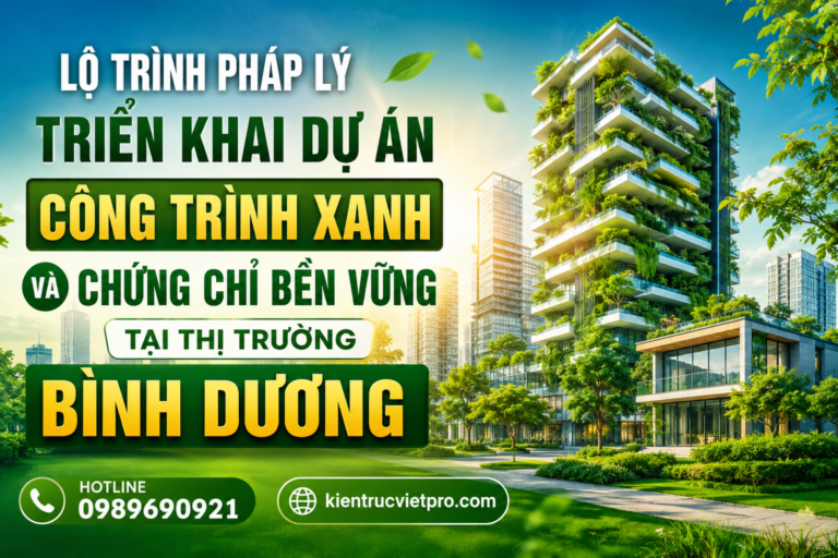 Lộ trình pháp lý triển khai dự án công trình xanh tại Bình Dương