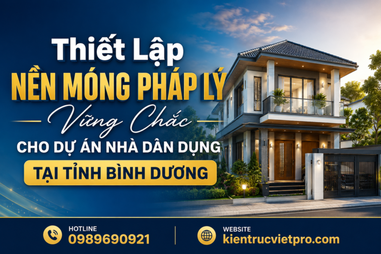 Thiết lập pháp lý xây dựng nhà dân dụng tại Bình Dương vững chắc