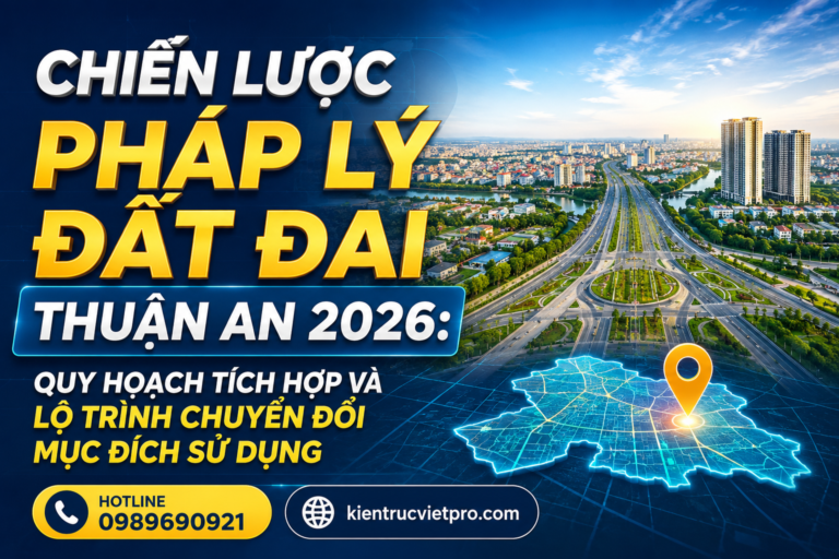 Chiến lược pháp lý đất đai Thuận An 2026 và quy hoạch tích hợp đô thị mới