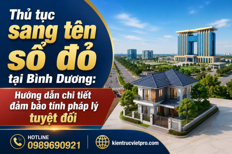 Quy trình thủ tục sang tên sổ đỏ tại Bình Dương nhanh chóng đúng pháp luật
