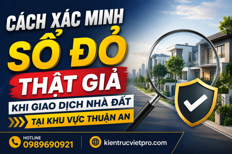 Cách xác minh sổ đỏ thật giả khi giao dịch nhà đất tại Thuận An