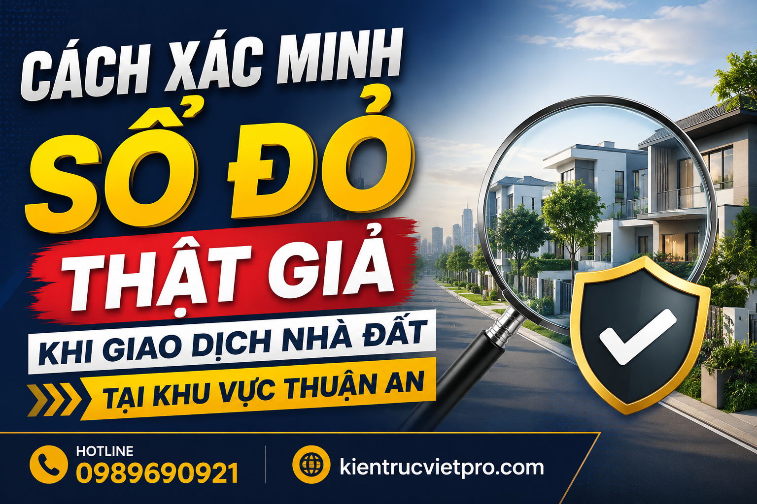 Cách xác minh sổ đỏ thật giả khi giao dịch nhà đất tại Thuận An