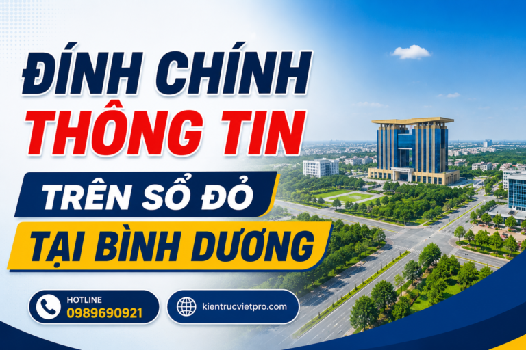 Đính Chính Thông Tin Trên Sổ Đỏ Tại Bình Dương