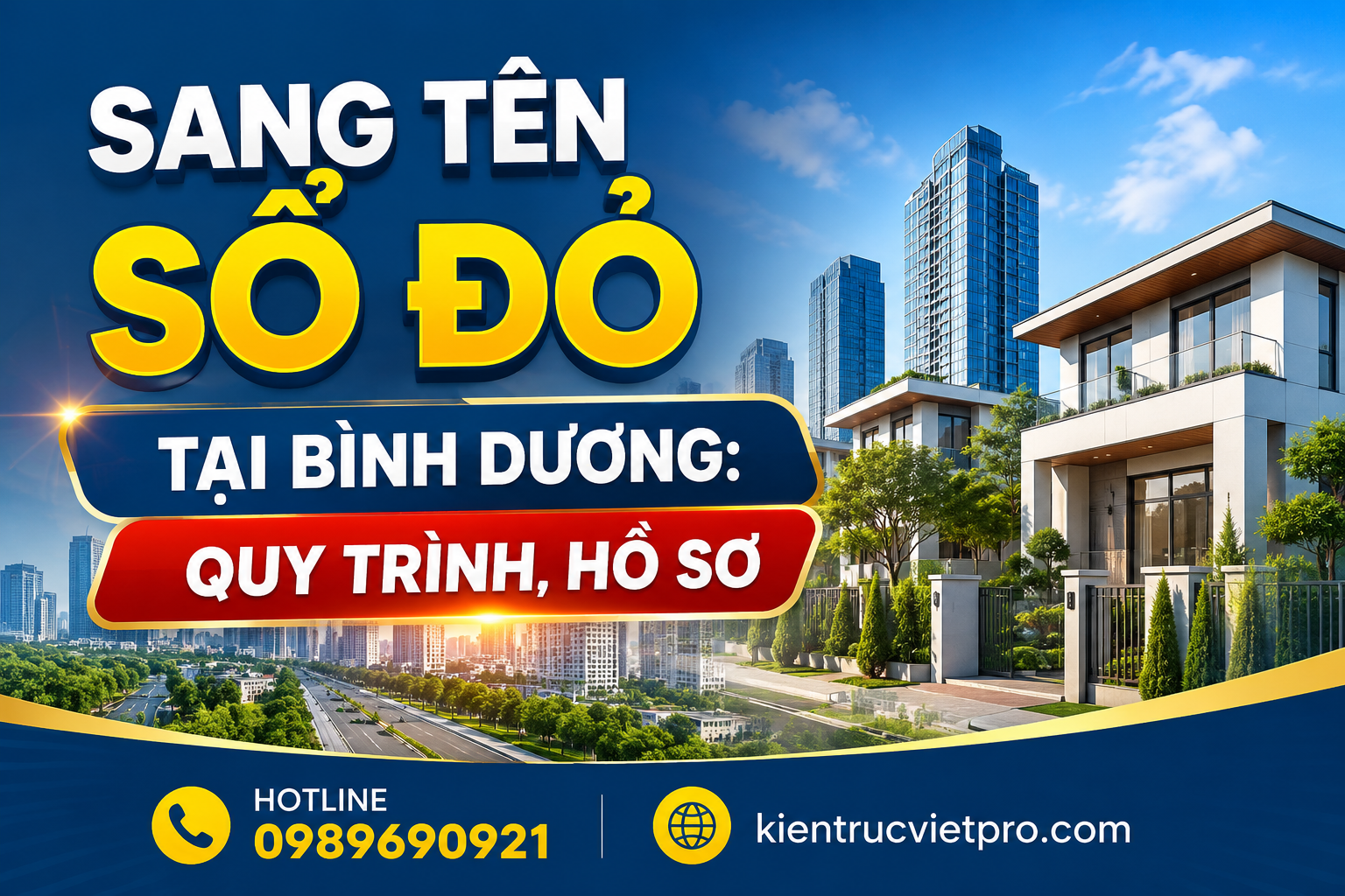 Sang Tên Sổ Đỏ Tại Bình Dương Quy Trình, Hồ Sơ