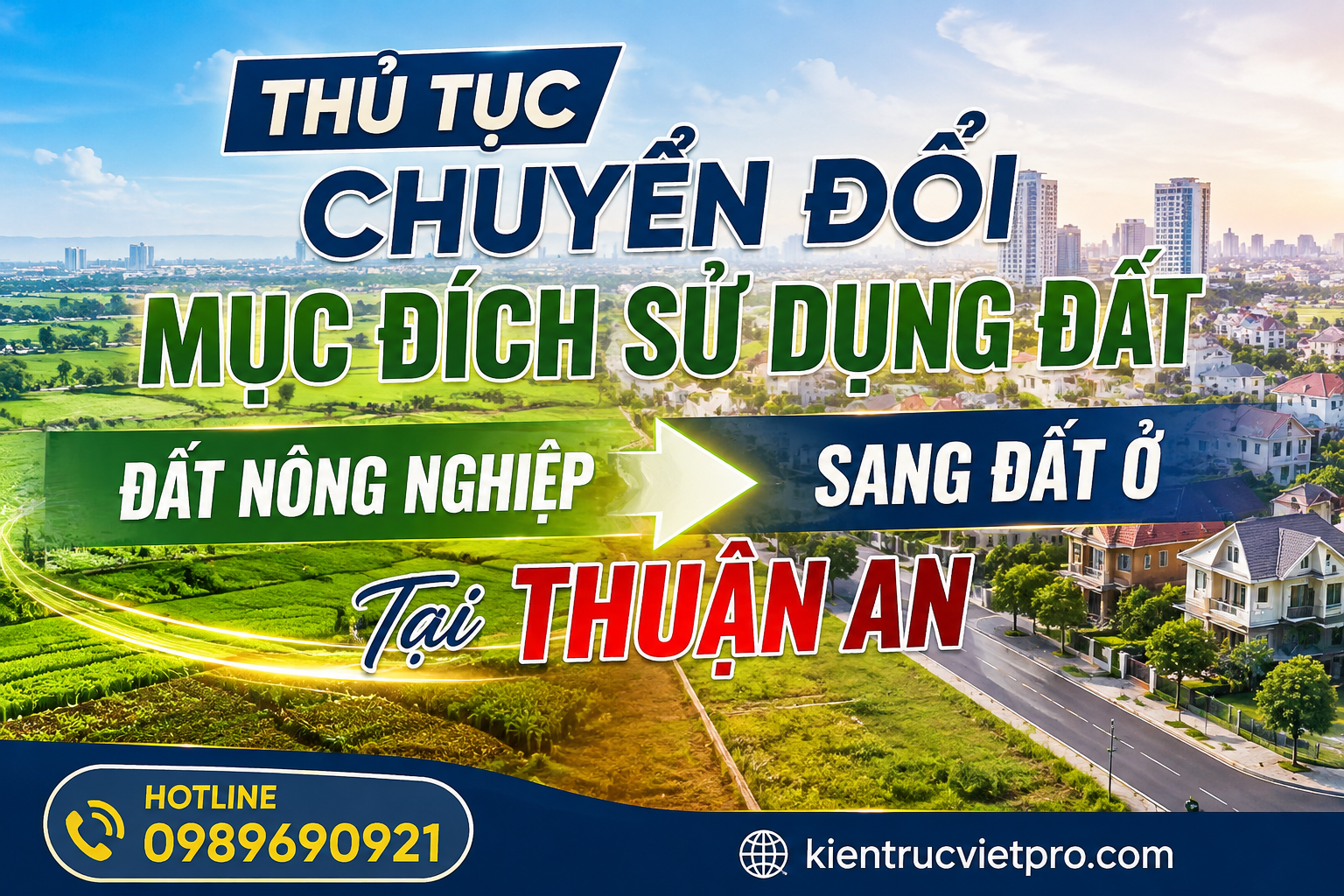 quy trình chuyển đổi đất nông nghiệp sang đất ở tại Thuận An Bình Dương